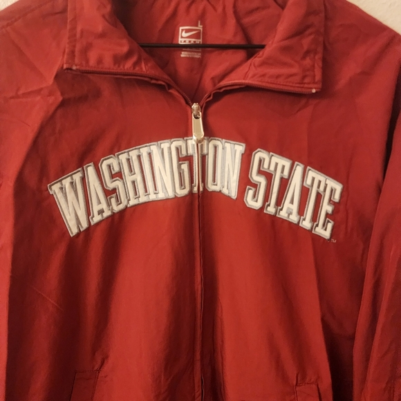 Nike Washington State College Jacket Red Mens sz Large - Picture 3 of 10